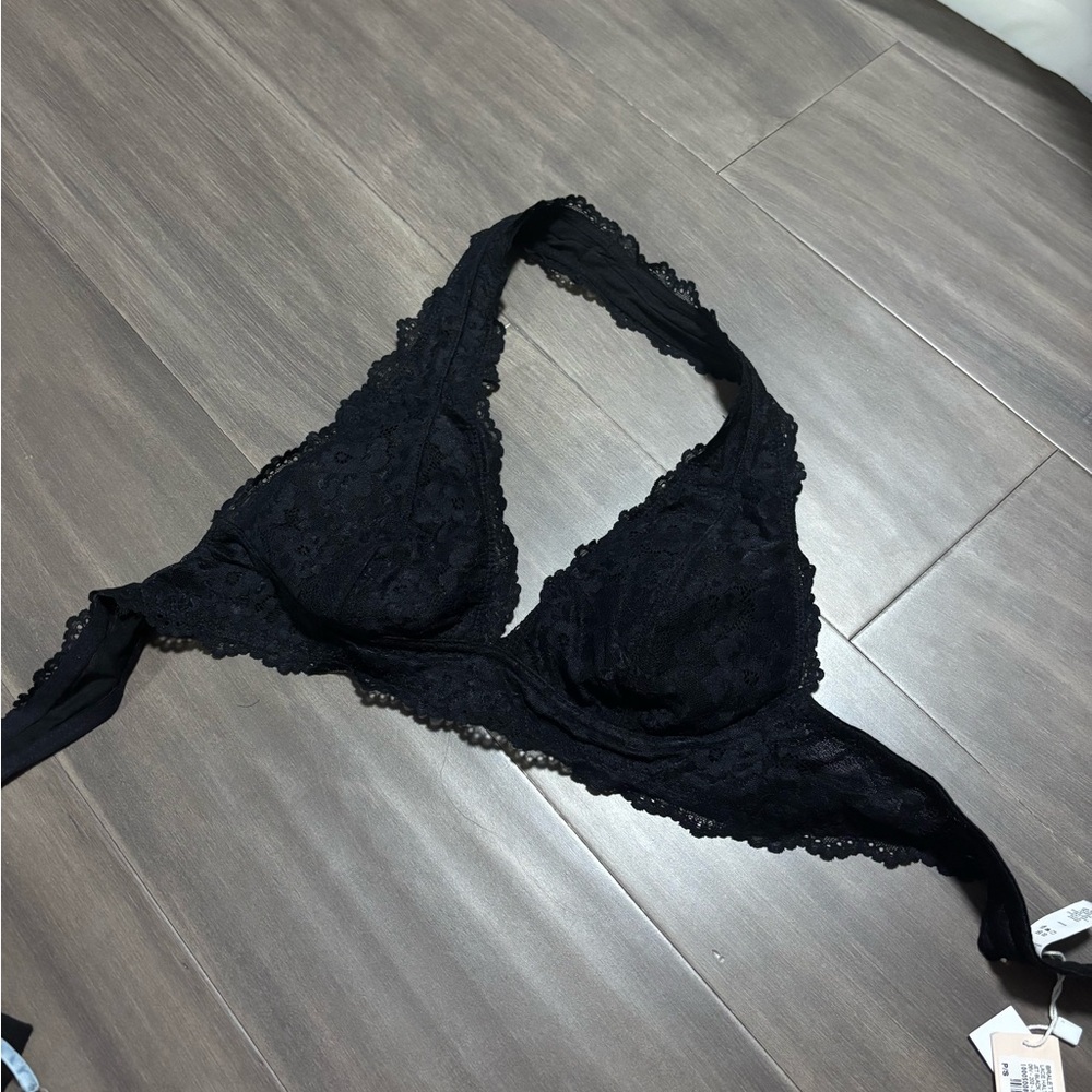 Elegant Black Lace Bralette
